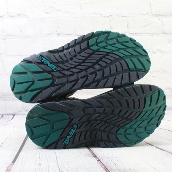 TEVA Blue Nylon Camo Water Sandals Hiking Shoes Size 8 - Picture 9 of 9